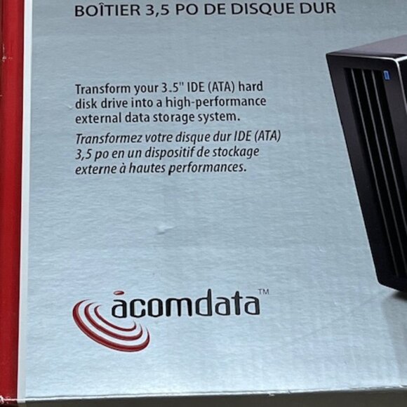 NEW Acomdata 3.5" Hard Drive Enclosure 509 - Picture 8 of 9